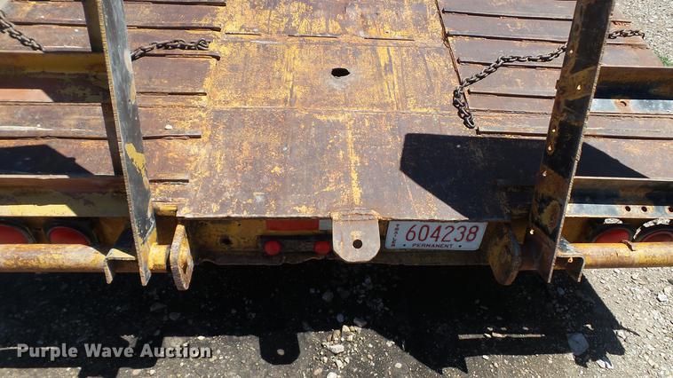 image for item DC4209 1970 Transport Trailers GPX25F lowboy equipment trailer