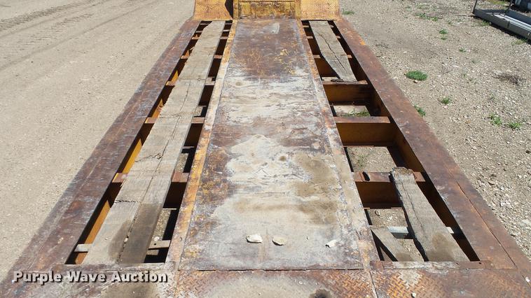 image for item DC4209 1970 Transport Trailers GPX25F lowboy equipment trailer