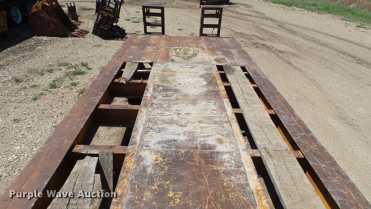 image for item DC4209 1970 Transport Trailers GPX25F lowboy equipment trailer