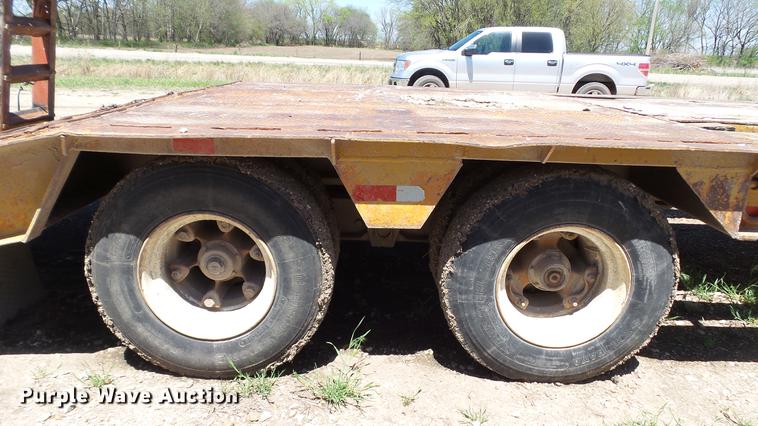 image for item DC4209 1970 Transport Trailers GPX25F lowboy equipment trailer
