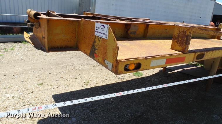 image for item DC4209 1970 Transport Trailers GPX25F lowboy equipment trailer