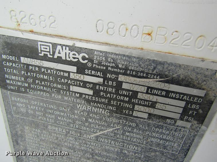 image for item DC4251 2000 Chevrolet C8500 bucket truck