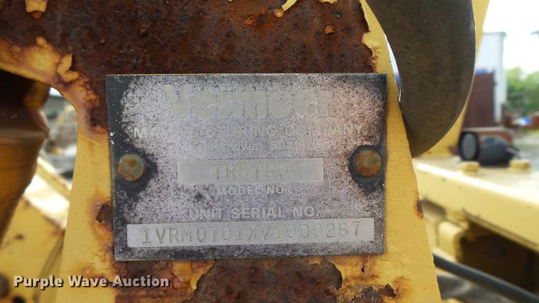 image for item DC5539 1997 Vermeer V450A trencher