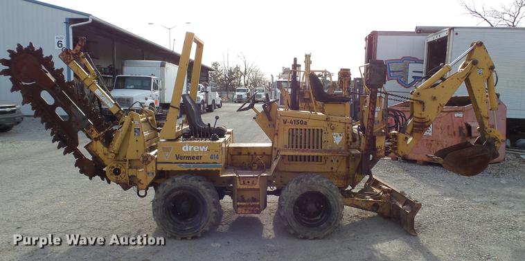 image for item DC5540 1996 Vermeer V4150A trencher