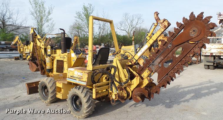 image for item DC5540 1996 Vermeer V4150A trencher