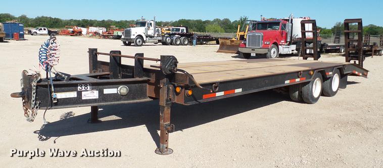 image for item DC5554 2005 Belshe equipment trailer