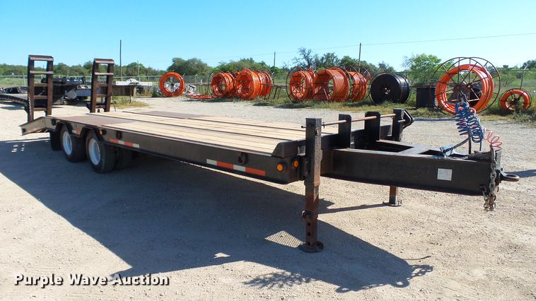 image for item DC5554 2005 Belshe equipment trailer