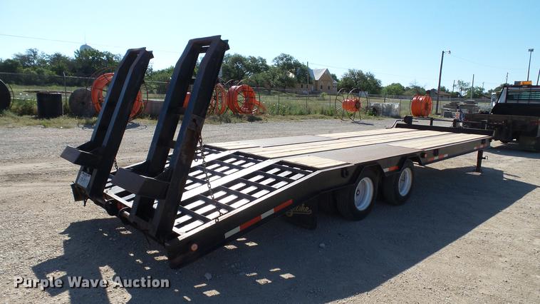 image for item DC5554 2005 Belshe equipment trailer