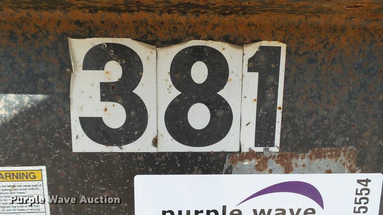 image for item DC5554 2005 Belshe equipment trailer