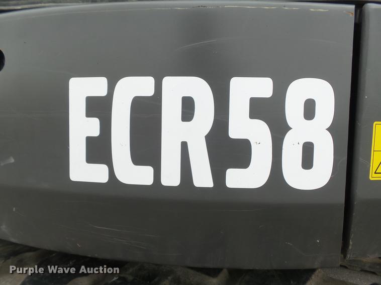 image for item DC7337 2013 Volvo ECR58 mini excavator
