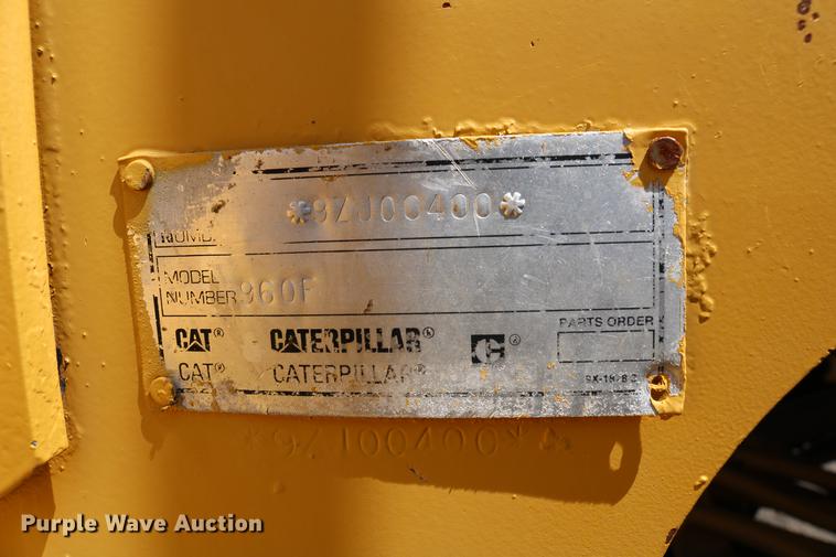 image for item DC7593 1996 Caterpillar 960F wheel loader