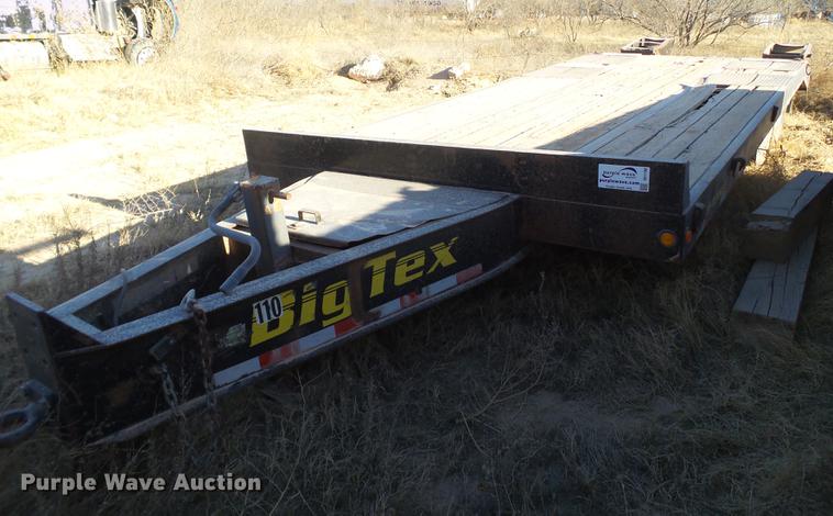 image for item DD1198 2003 Big Tex equipment trailer