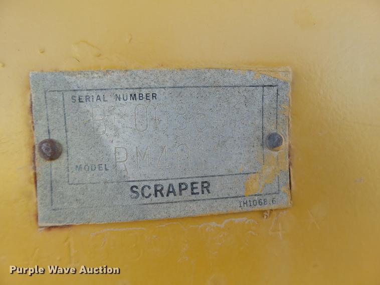 image for item DD1211 1988 Caterpillar 631E conventional scraper