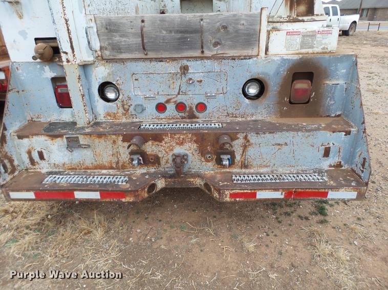 image for item DD1223 1998 International 4900 Crew Cab railroad service truck with crane