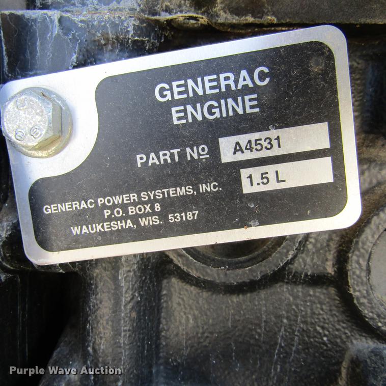 image for item DD2711 1998 Generac 00995-1 generator