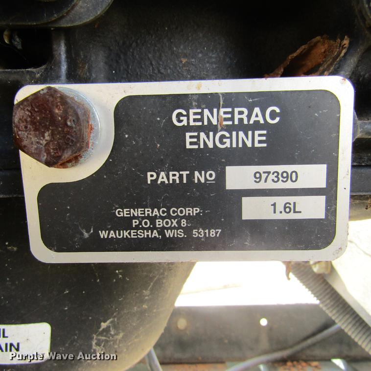 image for item DD2712 1998 Generac 00752-6 generator
