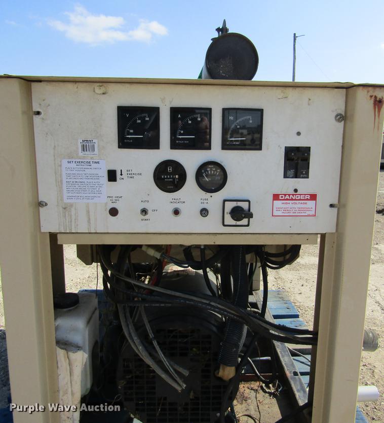 image for item DD2712 1998 Generac 00752-6 generator