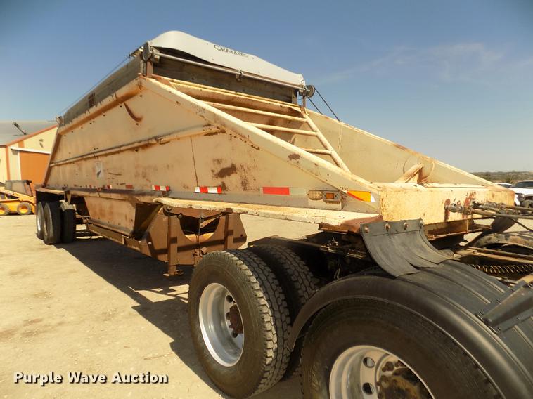 image for item DD2763 1978 Load King 182ST-1 bottom dump trailer