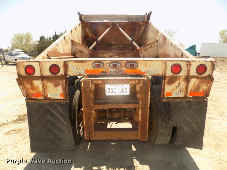 image for item DD2763 1978 Load King 182ST-1 bottom dump trailer