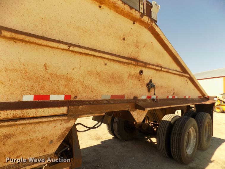 image for item DD2763 1978 Load King 182ST-1 bottom dump trailer