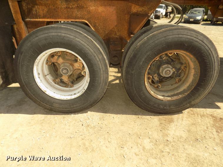 image for item DD2763 1978 Load King 182ST-1 bottom dump trailer