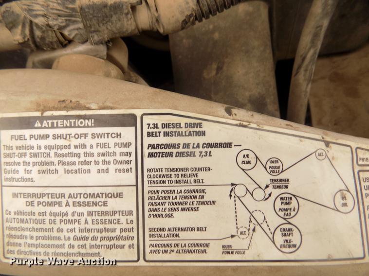 image for item DD2771 2000 Ford F350 Super Duty XLT Crew Cab flatbed pickup truck