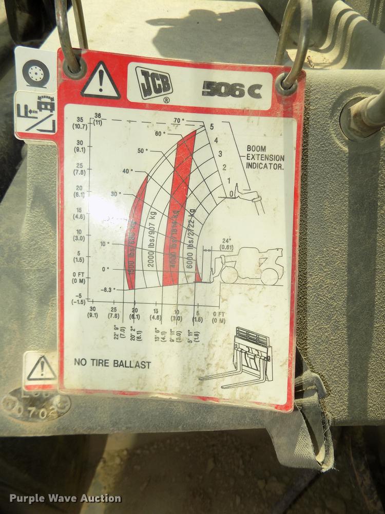 image for item DD2776 2002 JCB 506C HL telehandler