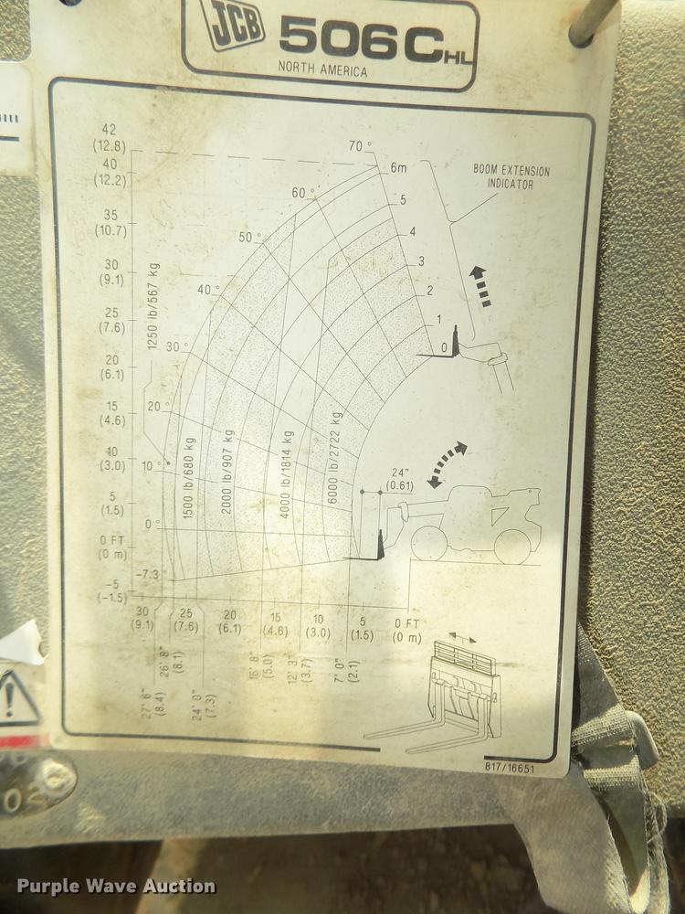 image for item DD2776 2002 JCB 506C HL telehandler