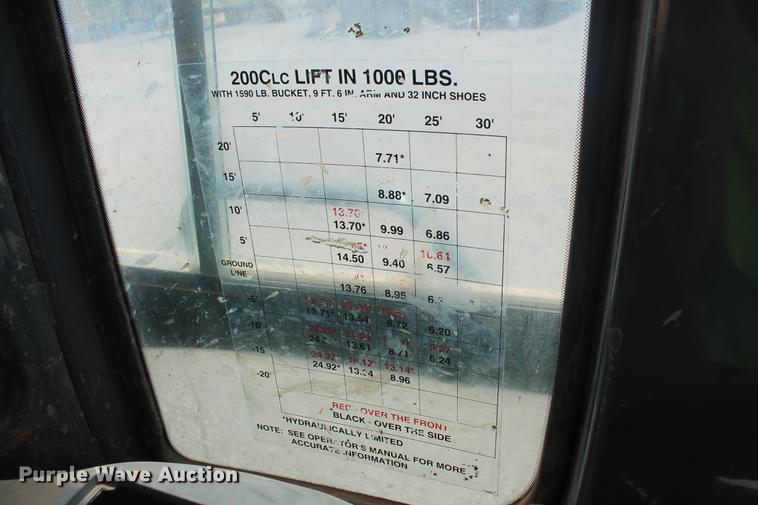 image for item DD4955 2005 John Deere 200C LC excavator