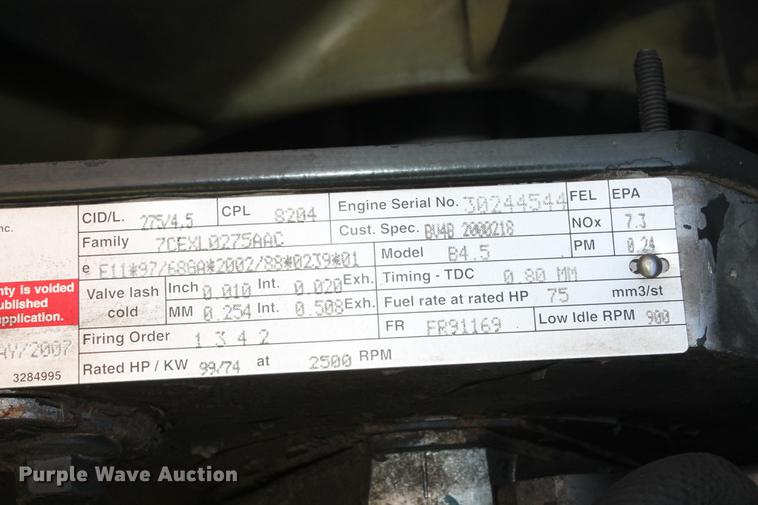 image for item DD4957 2007 Sky Trak 6036 telehandler