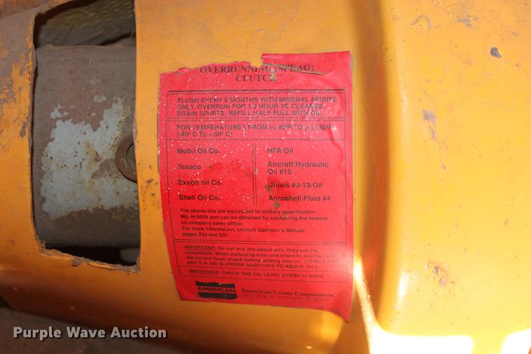 image for item DD4959 1965 American 4450 crane