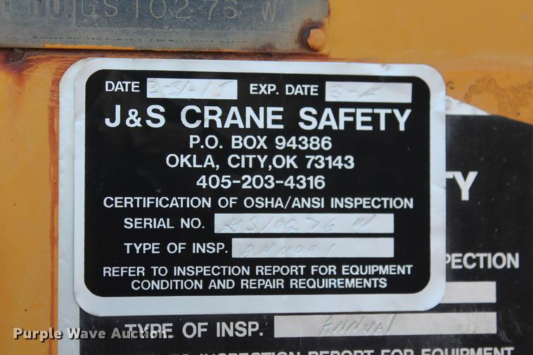 image for item DD4959 1965 American 4450 crane