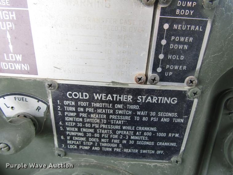 image for item DD7441 Am General M817 dump truck