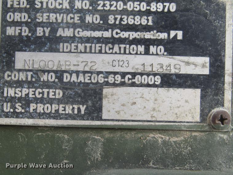 image for item DD7441 Am General M817 dump truck