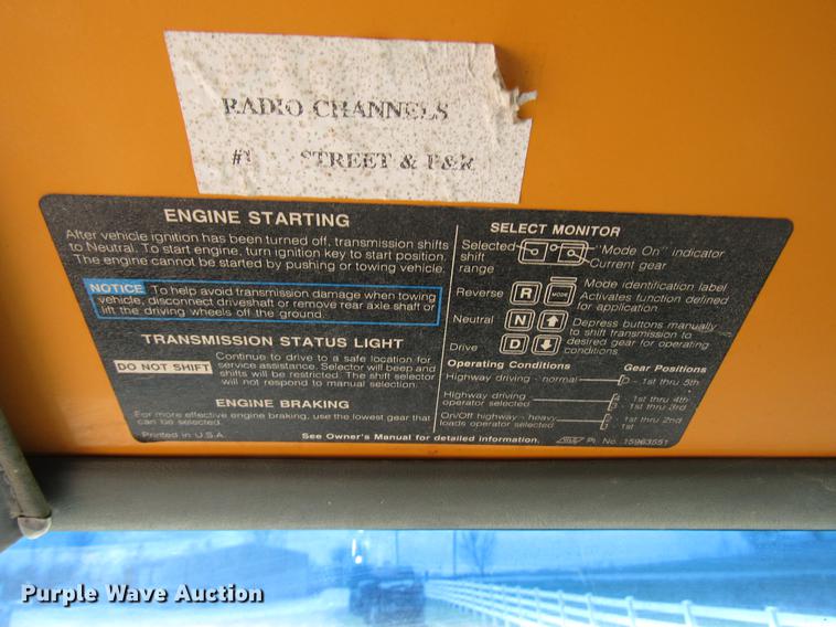 image for item DD7443 1993 GMC TopKick dump truck