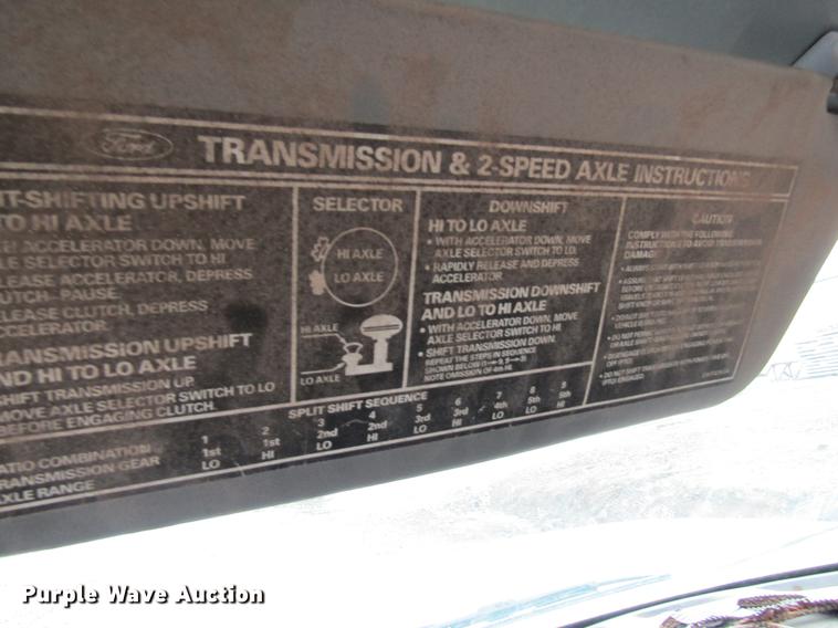 image for item DD8420 1987 Ford F700 flatbed truck