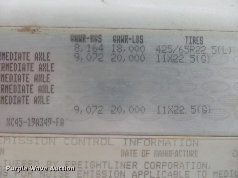 image for item DE3629 1999 Sterling L8513 ready mix truck