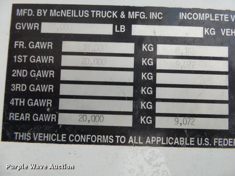 image for item DE3629 1999 Sterling L8513 ready mix truck