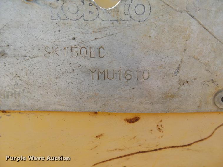 image for item DE3634 1997 Kobelco SK150LC excavator