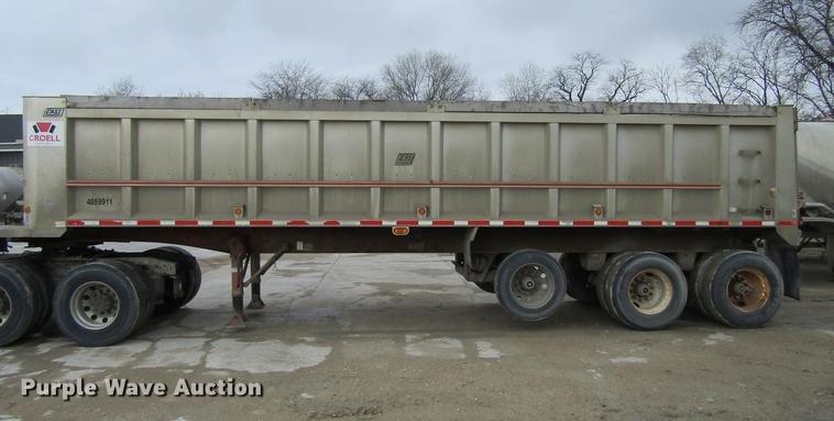 image for item DF3782 1998 East Randolph Eastern end dump trailer