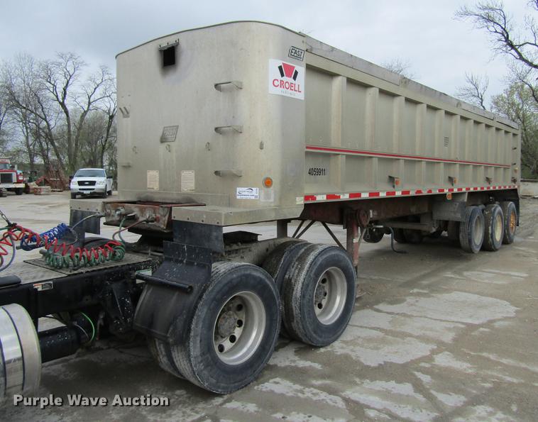 image for item DF3782 1998 East Randolph Eastern end dump trailer