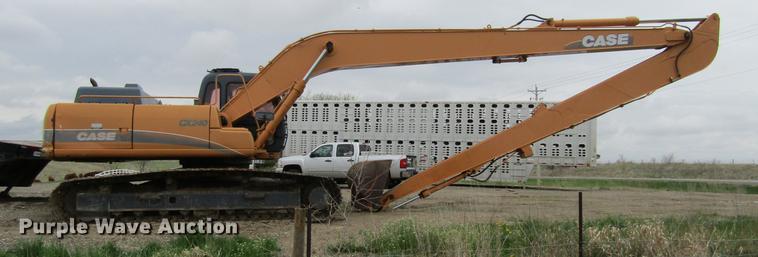 image for item DF3784 2001 Case CX240 long reach excavator