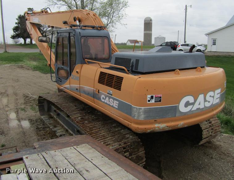 image for item DF3784 2001 Case CX240 long reach excavator