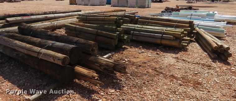 image for item DI9958 (5) bundles wood fence posts