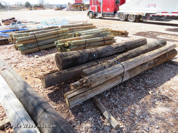 image for item DI9958 (5) bundles wood fence posts