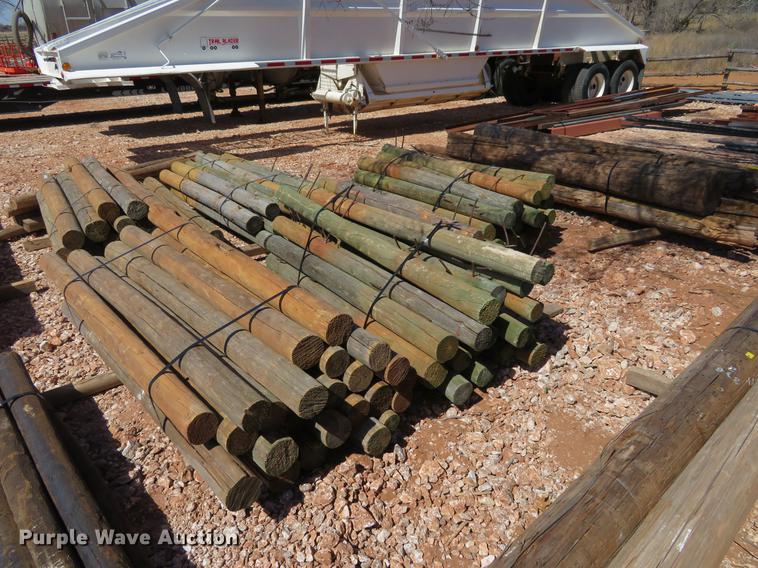 image for item DI9958 (5) bundles wood fence posts