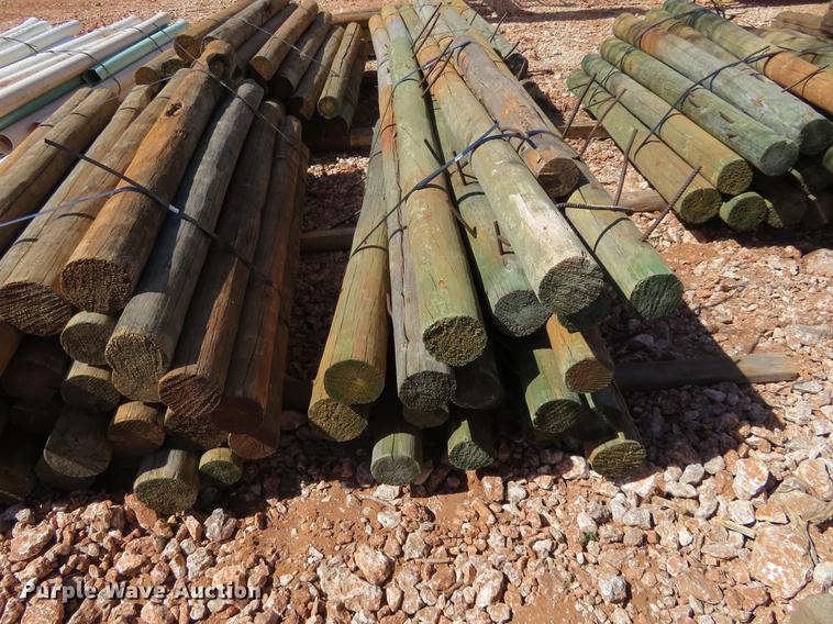 image for item DI9958 (5) bundles wood fence posts