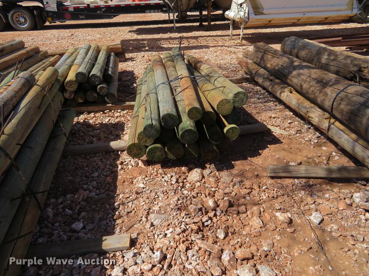 image for item DI9958 (5) bundles wood fence posts