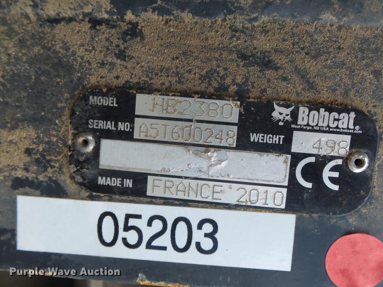 image for item DS9500 Bobcat HB2380 breaker