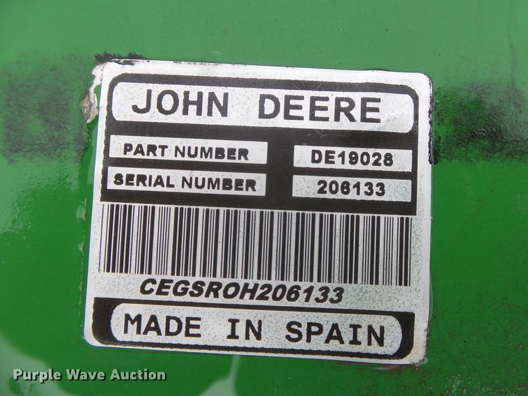 image for item DS9510 John Deere MX7 rotary mower